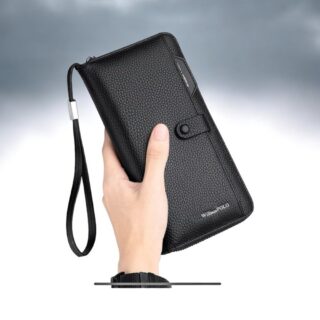 Δερμάτινο Ανδρικό πορτοφόλι William Polo 191463 black