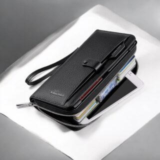 Δερμάτινο Ανδρικό πορτοφόλι William Polo 191463 black