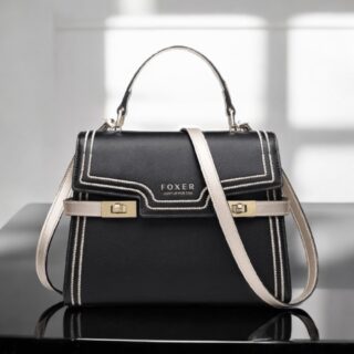 Δερμάτινη Γυναικεία Τσάντα Foxer 953033F Μαύρο