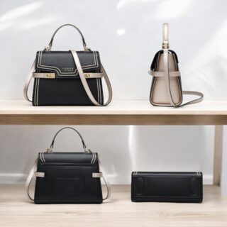 Δερμάτινη Γυναικεία Τσάντα Foxer 953033F Μαύρο