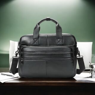 Δερμάτινος χαρτοφύλακας Cardinal 6938 μαύρο