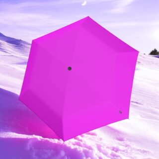 Knirps US.050 Ομπρέλα Τσέπης Ultra Slim Neon Ροζ 115g