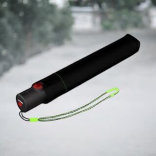 2200 8395, KNIRPS U.SERIES U.200, ελαφριά , DUOMATIC ΑΥΤΟΜΑΤΟ Άνοιγμα /κλεισιμο, NEON μαύρη