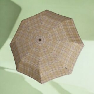 Knirps T.200 Ομπρέλα Duomatic T.Series Καρό Μπεζ