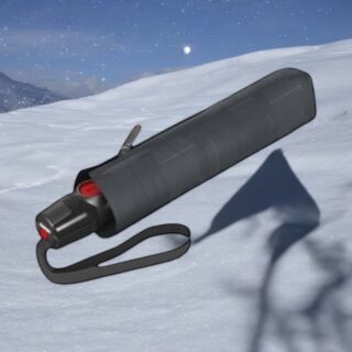 3201 8433, KNIRPS T.SERIES T.200, ECOREPEL, Αυτόματο άνοιγμα/Κλείσιμο, CHALLENGE BLACK, Μαύρη