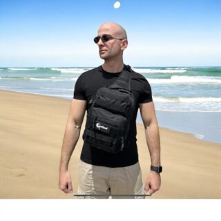 Τσαντάκι ώμου χιαστί crossbody Cardinal MT1102 μαύρο