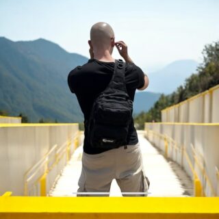 Τσαντάκι ώμου χιαστί crossbody Cardinal MT1102 μαύρο