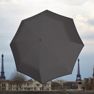 Knirps Vision 6205 Σπαστή Ομπρέλα Γκρι Αυτόματη Bio