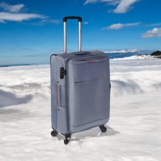 Βαλίτσα Μεσαία 68cm Diplomat Athens 6040 Μπλέ