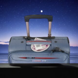 Βαλίτσα Μεσαία 68cm Diplomat Athens 6040 Μπλέ