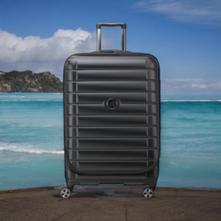 Delsey Βαλίτσα μεγάλη expandable 76cm Shadow Black