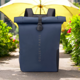 Delsey Turenne Roll-top Σακίδιο Πλάτης Night Blue