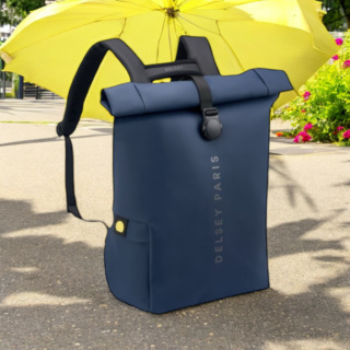 Delsey Turenne Roll-top Σακίδιο Πλάτης Night Blue