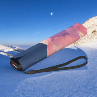 0050 8707, KNIRPS ULTRA SLIM US.050, ΒΑΡΟΣ 115 gr !, Χειροκίνητη, HEAVEN, Πολύχρωμη