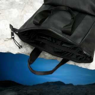 Tuckerman Leather Backpack black