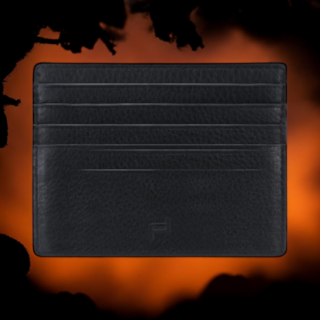 Porsche Design Cardholder 8 Δερμάτινη Θήκη Καρτών Μαύρη