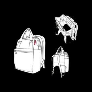 Reisenthel Σακίδιο πλάτης Allrounder R Dots White