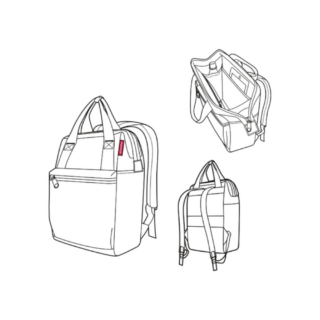 Reisenthel Σακίδιο πλάτης Allrounder Twist Silver