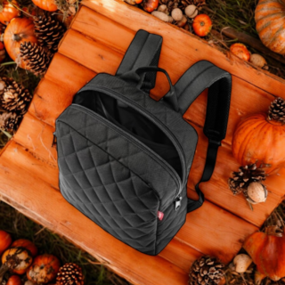 Reisenthel Classic Backpack M Rhombus Black Σακίδιο Πλάτης για Laptop 13”