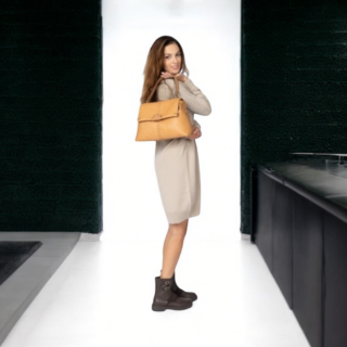 US Polo Assn. Τσάντα ώμου Sunshine Light Tan