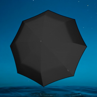 Knirps U.090 Ομπρέλα XXL Χειροκίνητη Μαύρη Ελαφριά