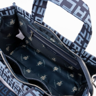 US Polo Assn. Τσάντα χειρός Jacquard Navy
