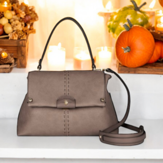 US Polo Assn. Τσάντα ώμου Sunshine Dark Taupe