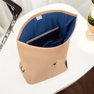 Delsey Σακίδιο πλάτης roll-top Turenne Beige