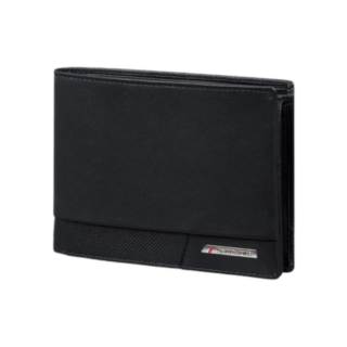 Samsonite PRO-DLX 6 SLG Ανδρικό Δερμάτινο Πορτοφόλι Μαύρο
