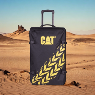 Tροχήλατο σακ βουαγιαζ Caterpillar 84593-01/61cm μαύρο