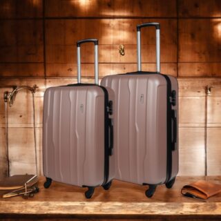 Βαλίτσα trolley Cardinal μικρή μεσαία 2012 50/60 cm ροζ χρυσό