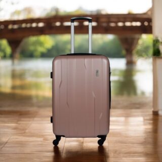 Βαλίτσα trolley Cardinal μικρή μεσαία 2012 50/60 cm ροζ χρυσό