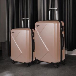 Βαλίτσα trolley Cardinal μικρή μεσαία 2011 50/60 cm ροζ χρυσό