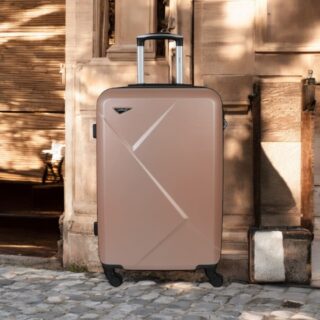 Βαλίτσα trolley Cardinal μικρή μεσαία 2011 50/60 cm ροζ χρυσό