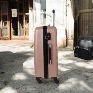 Βαλίτσα trolley Cardinal μικρή μεσαία 2011 50/60 cm ροζ χρυσό