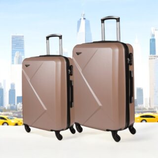 Βαλίτσα trolley Cardinal μεσαία/μεγάλη 2011/60/70 cm ροζ χρυσό