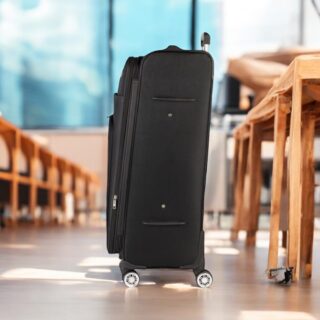 Βαλίτσα trolley Cardinal μικρή μεσαία 3700 50/60cm μαύρη