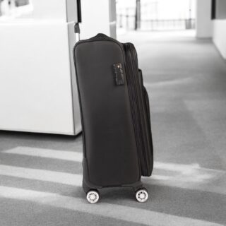 Βαλίτσα trolley Cardinal μικρή μεσαία 3700 50/60cm μαύρη