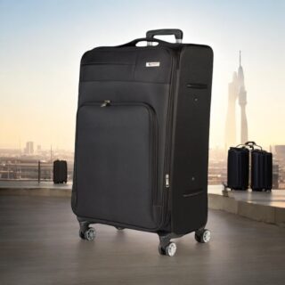 Βαλίτσα trolley Cardinal μεσαία μεγάλη 3700 60/70cm μαύρη