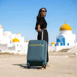 Cardinal Βαλίτσα trolley Oblivion Cardinal μεσαία 5100/60cm πετρόλ