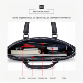 Χαρτοφύλακας PVC William Polo 203060 black