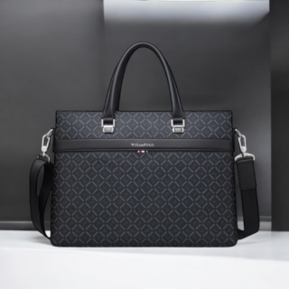 Χαρτοφύλακας PVC William Polo 203060 black