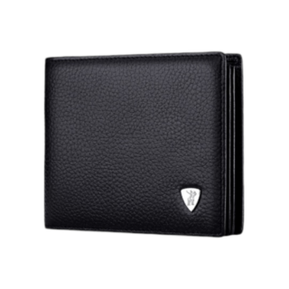 William Polo 218 Δερμάτινο Ανδρικό Πορτοφόλι Μαύρο