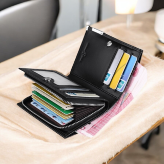 Δερμάτινο Ανδρικό πορτοφόλι William Polo 218 black  56