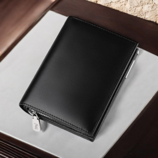 Δερμάτινο Ανδρικό πορτοφόλι William Polo 218 black  56