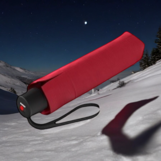 Knirps A.050 Ομπρέλα Χειροκίνητη Κόκκινη Compact