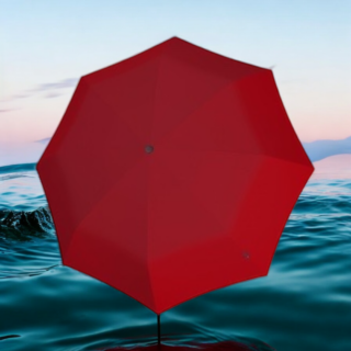 Knirps A.050 Ομπρέλα Χειροκίνητη Κόκκινη Compact