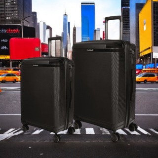 Βαλίτσα Σκληρή Επεκτάσιμη Cardinal (PP) μεσαία/μεγάλη 2019/60/70 cm μαύρο