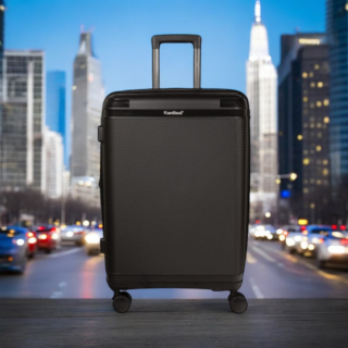 Βαλίτσα Σκληρή Επεκτάσιμη Cardinal (PP) μεσαία/μεγάλη 2019/60/70 cm μαύρο