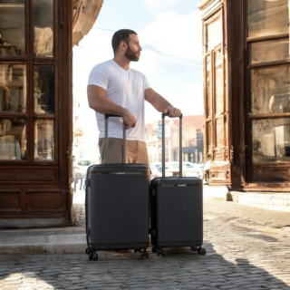 Βαλίτσα Σκληρή Επεκτάσιμη Cardinal (PP) μικρή μεσαία 2019 50/60 cm μαύρο